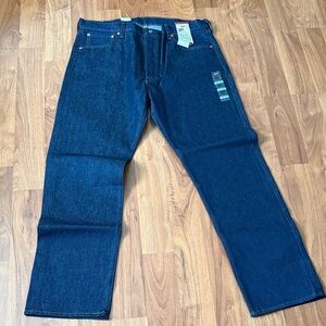 Levi Men’s Dark Blue Straight-Leg Jeans